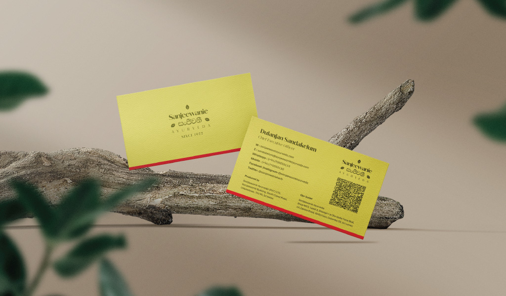 Image of Business Cards for Sanjeewanie, Srilanka